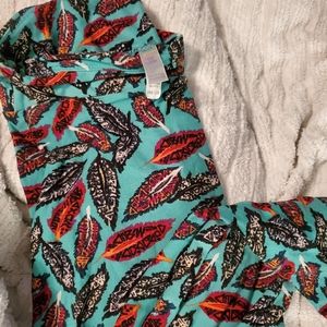 Feather leggings